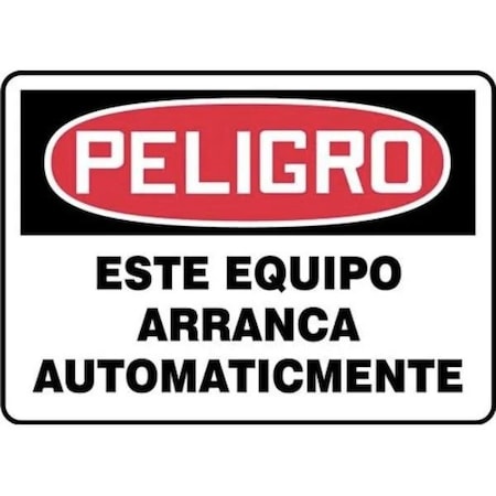 Accuform OSHA DANGER Safety Sign  THIS SHMEQM176XP SHMEQM176XP